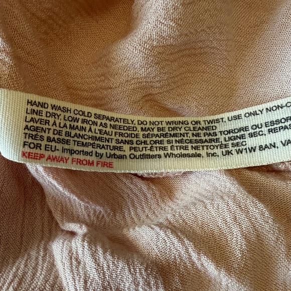 Free People Adelaide festival slip dress Blush XS NWOT - Picture 15 of 16